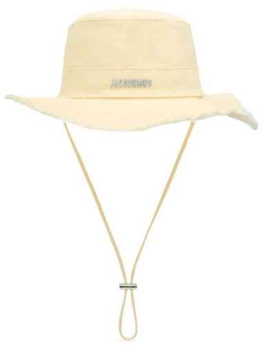 Le Bob Artichoke Bucket Hat Pale Yellow - JACQUEMUS - BALAAN 1