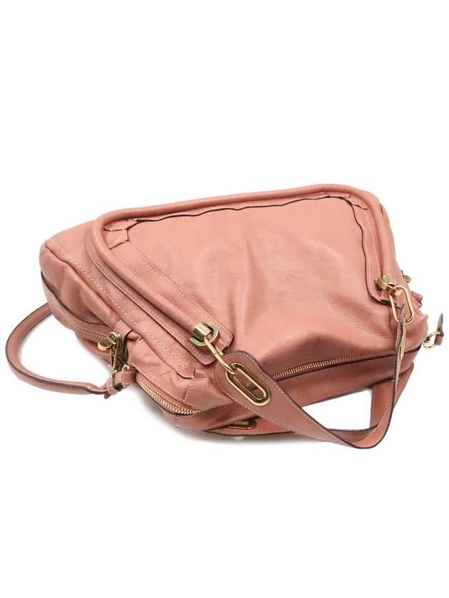 Women Chloe 8HS890 Pink Leather PARATY Large Shoulder 2WAY gt bag Gangbuk used luxury goods - CHLOE - BALAAN 6