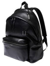 City Matte Leather Backpack Black - SAINT LAURENT - BALAAN 2