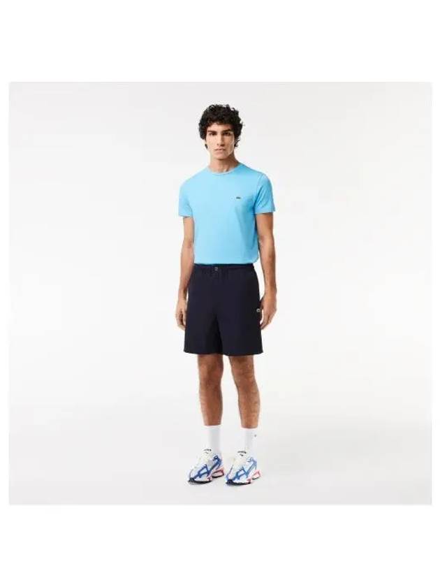 Men s Poplin Shorts Dark Navy - LACOSTE - BALAAN 1