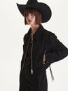 western crop jacket black - MSKN2ND - BALAAN 1