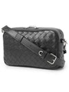 Intrecciato Camera Small Cross Bag Black - BOTTEGA VENETA - BALAAN 2