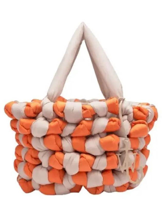 Noted tote bag white orange handbag - JW ANDERSON - BALAAN 1