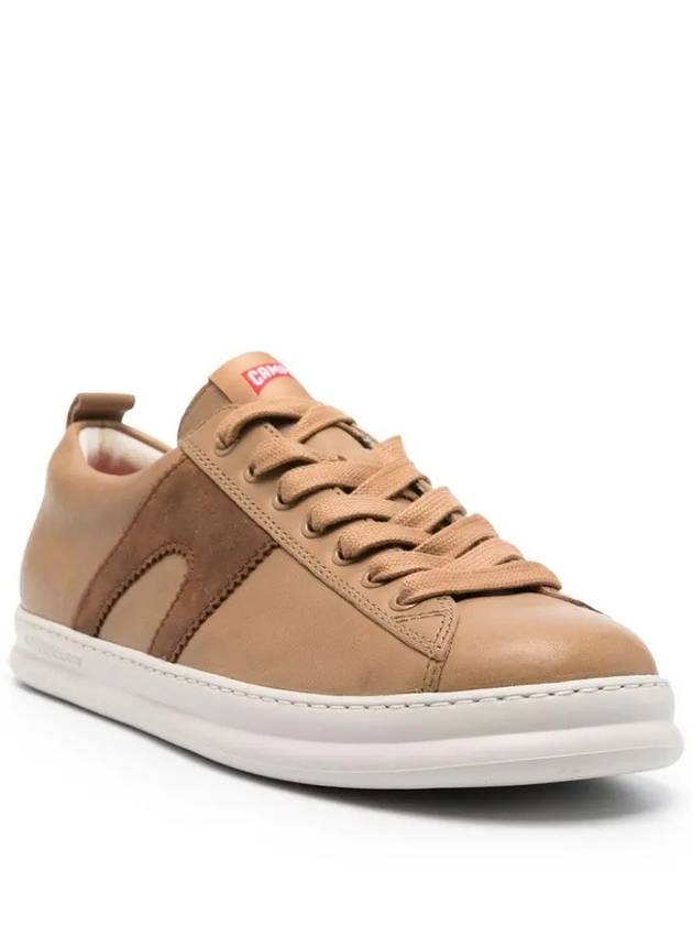 Runner Leather Low Top Sneakers Browm - CAMPER - BALAAN 3