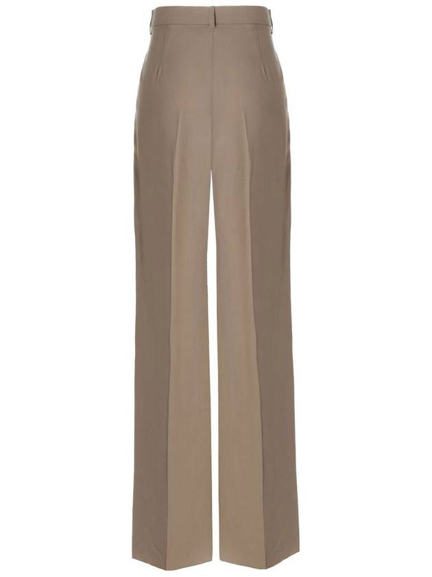 Women's Pin Tuck Wide Pants Pink - ROCHAS - BALAAN 3