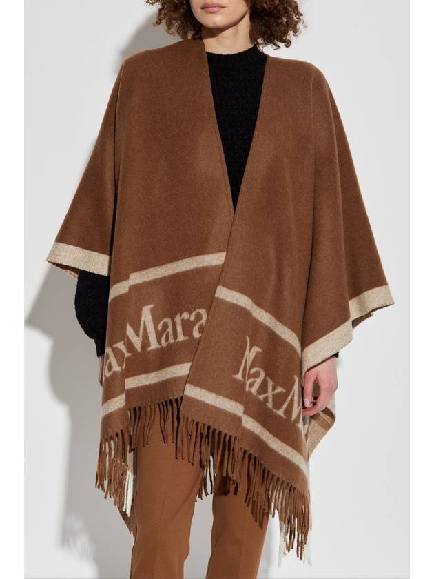 Max Mara Poncho Hilde, Women's, Brown - MAX MARA - BALAAN 3