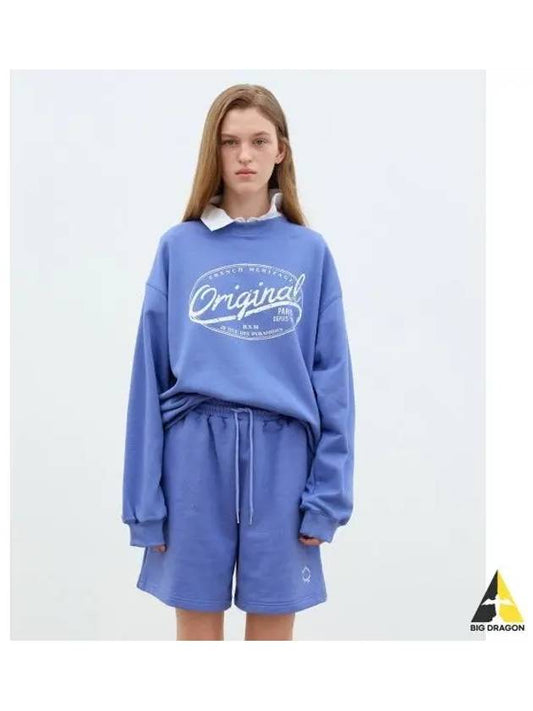 ORIGINAL LOGO SWEATSHIRT BLUE - BENSIMON - BALAAN 1