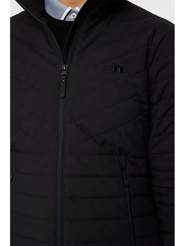 Women s Marble Quilted Lightweight Golf Jacket Black GWOW12778 9999 - J.LINDEBERG - BALAAN 4