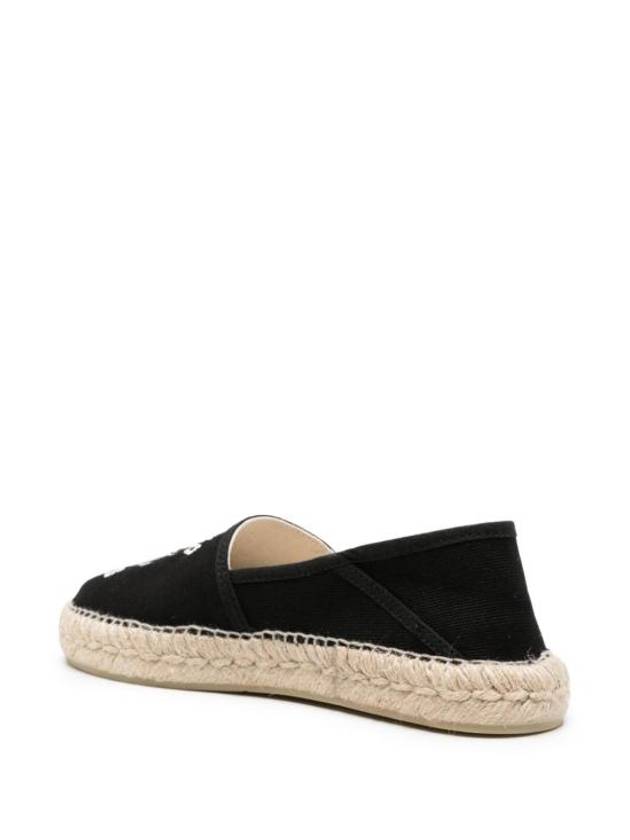 Tiger Canvas Espadrilles Black - KENZO - BALAAN 5