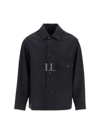 One Pocket Over Long Sleeve Shirt Black - LEMAIRE - BALAAN 2