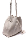 Millie Small Heavy Grain Tote Bag Chalk - MULBERRY - BALAAN 4