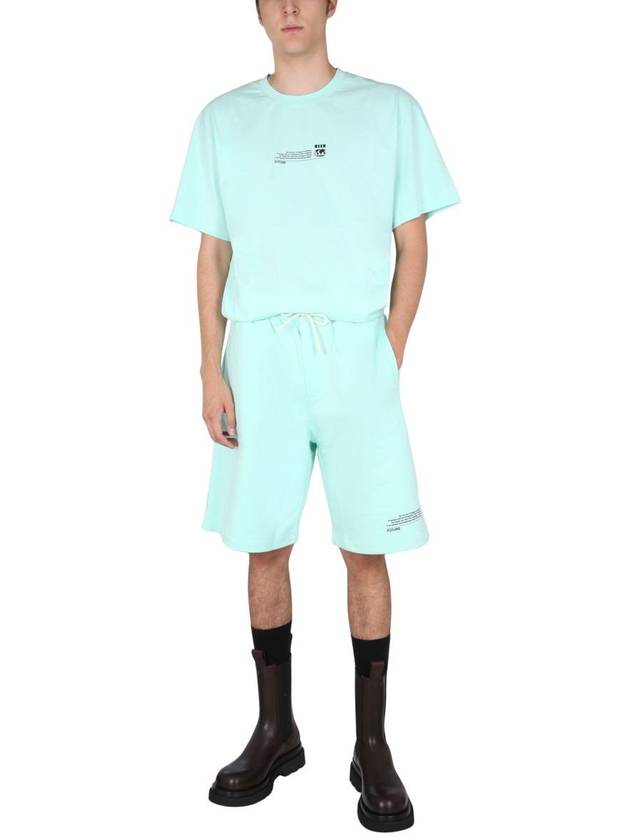 Bermuda Shorts Light Blue - MSGM - BALAAN 3