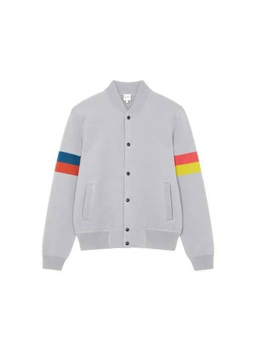 Wool knitted bomber jacket gray 270777 - PAUL SMITH - BALAAN 1