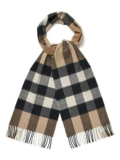 Classic Check Cashmere Muffler Beige - BURBERRY - BALAAN 2