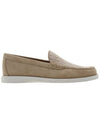 Homme Granville GRANVILLE Oblique Suede Jacquard Loafer Beige - DIOR - BALAAN.