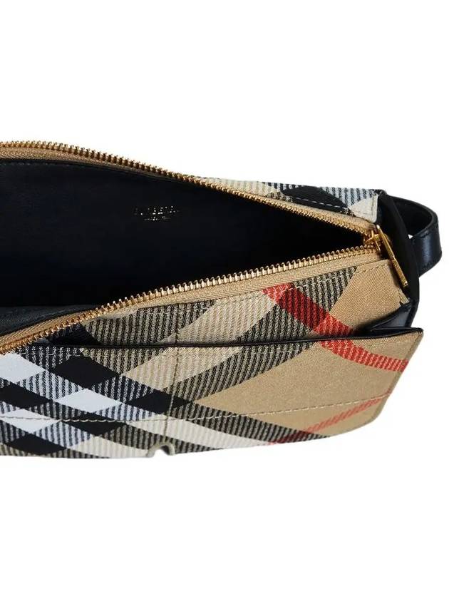 Snip Check Cross Bag Sand - BURBERRY - BALAAN 5