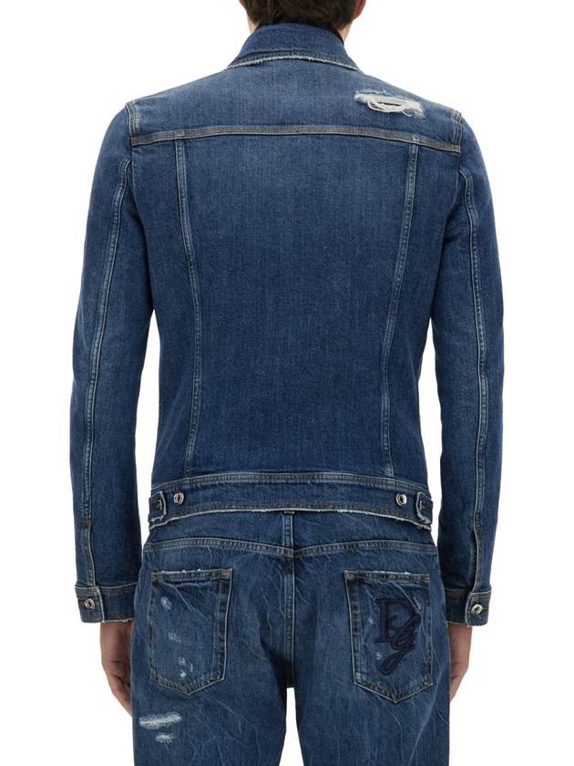 Dolce & Gabbana Strethc Denim Jacket - DOLCE&GABBANA - BALAAN 3