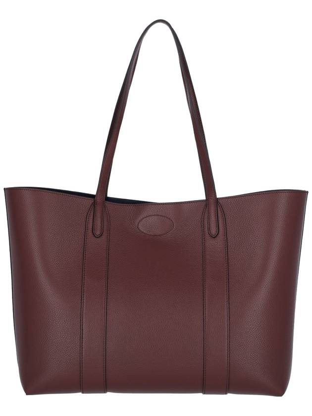 Bayswater Classic Grain Small Tote Bag Oxblood - MULBERRY - BALAAN 4