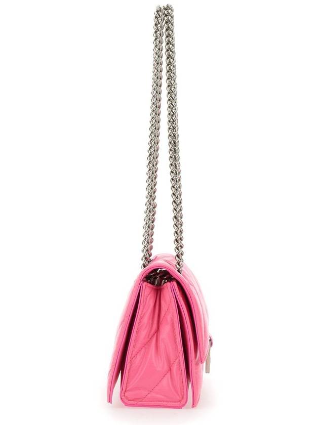 Crush Chain Shoulder Bag Pink - BALENCIAGA - BALAAN 7