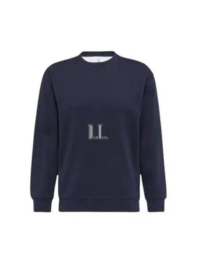 Cotton Jersey Sweatshirt Navy - BRUNELLO CUCINELLI - BALAAN 2