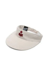 Embroidered Logo Visor Cap Ivory - ISABEL MARANT - BALAAN 1