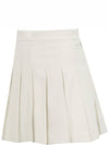 Adina Pleated Skirt Almond Milk - J.LINDEBERG - BALAAN 1