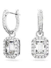 Una Millenia Crystal Drop Earrings Silver - SWAROVSKI - BALAAN 3