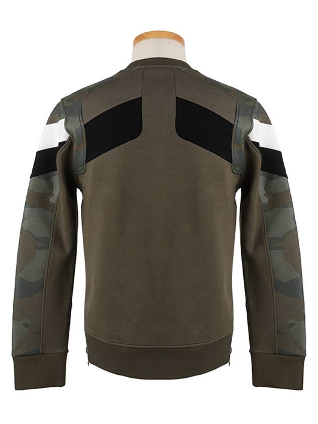 Men's Camouflage Sweatshirt Green - NEIL BARRETT - BALAAN 4