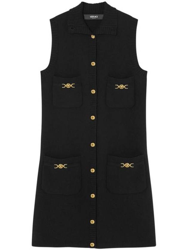 24FW Midi One Piece 1015759 1A11287 1B000 Black - VERSACE - BALAAN 1