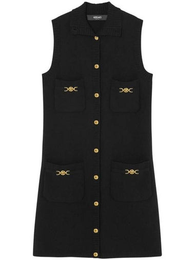 24FW Midi One Piece 1015759 1A11287 1B000 Black - VERSACE - BALAAN 1