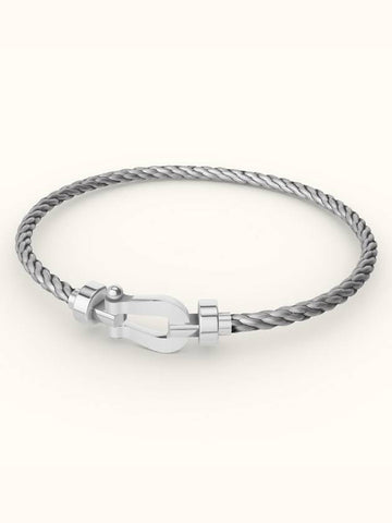 Force ten bracelet medium white gold steel 0B0075 6B0249 - FRED - BALAAN 1
