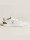 Get Leather Low Top Sneakers White - HERMES - BALAAN 4