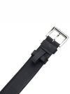 Saffiano Leather Belt Black - PRADA - BALAAN 8