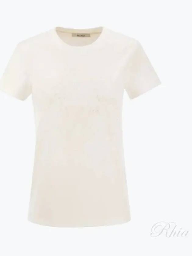 Women's Sacha Short Sleeve T-Shirt White - MAX MARA - BALAAN 2