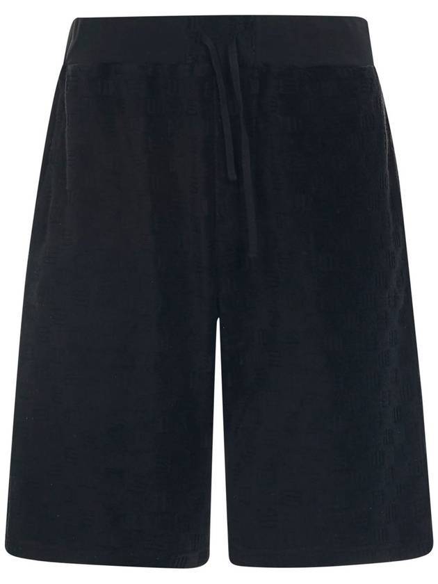 Men's Monogram Cotton Shorts Black - AMBUSH - BALAAN 1