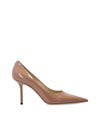 Love 85 JC Emblem Patent Leather Pumps Pink - JIMMY CHOO - BALAAN 1