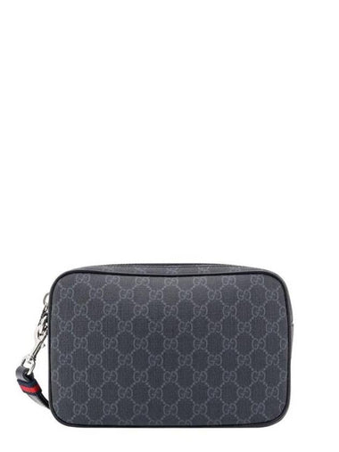 GG Supreme Canvas Pouch Black - GUCCI - BALAAN 1