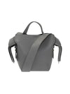 Musubi Small Shoulder Bag Dark Grey - ACNE STUDIOS - BALAAN 1