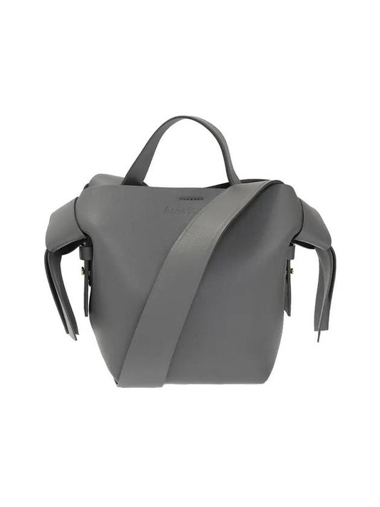 Musubi Small Shoulder Bag Dark Grey - ACNE STUDIOS - BALAAN 1