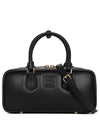 Arcadie Leather Tote Bag Black - MIU MIU - BALAAN 2