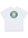 Hole-in Cup Short Sleeve T-Shirt White Green MCSS24HT2GR - MACKY - BALAAN 3