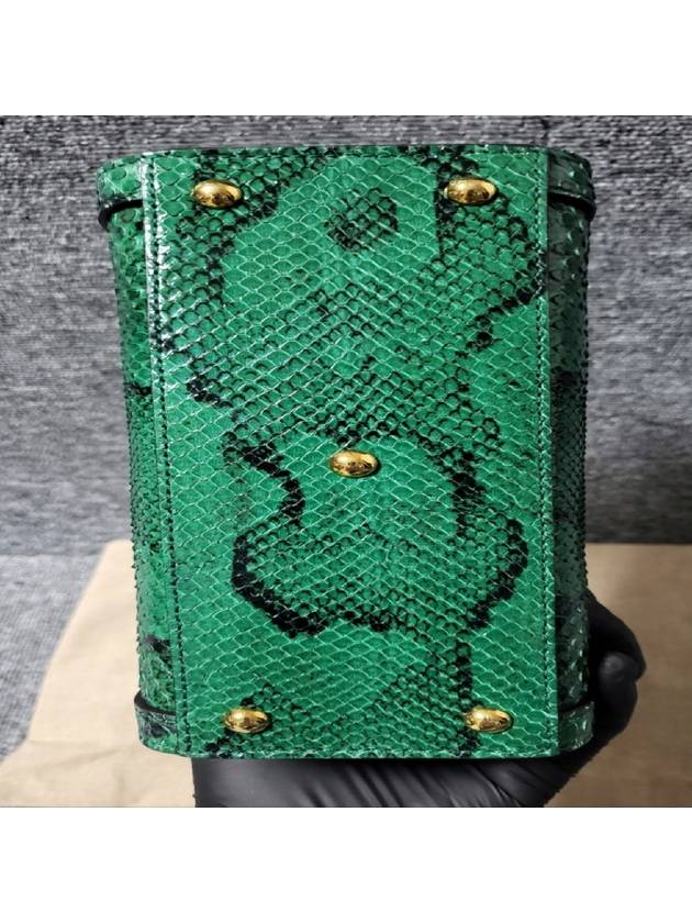 Diana Mini Green Python Tote Bag - GUCCI - BALAAN 7