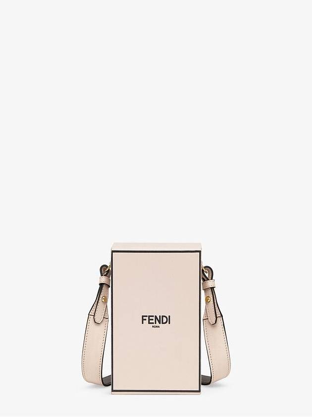 vertical box shoulder bag pink - FENDI - BALAAN.