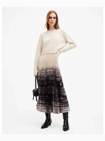 Celilia pleated dress W207DB 9468 - ALLSAINTS - BALAAN 1