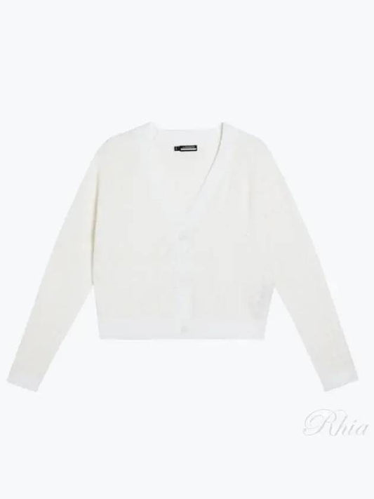 Women's Hanna Knit Cardigan White - J.LINDEBERG - BALAAN 2