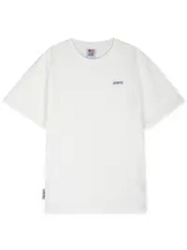 Autry Iconic Logo Short Sleeve T-Shirt White - AUTRY - BALAAN 1