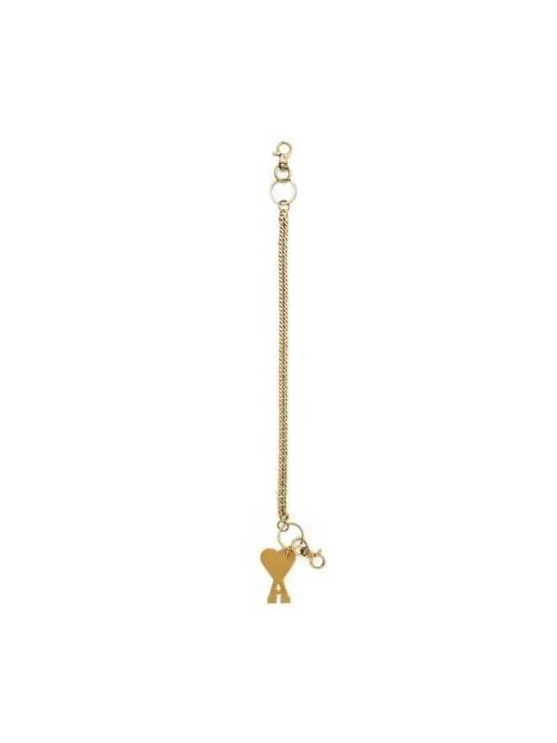 Heart Logo Metal Key Holder Gold - AMI - BALAAN 4