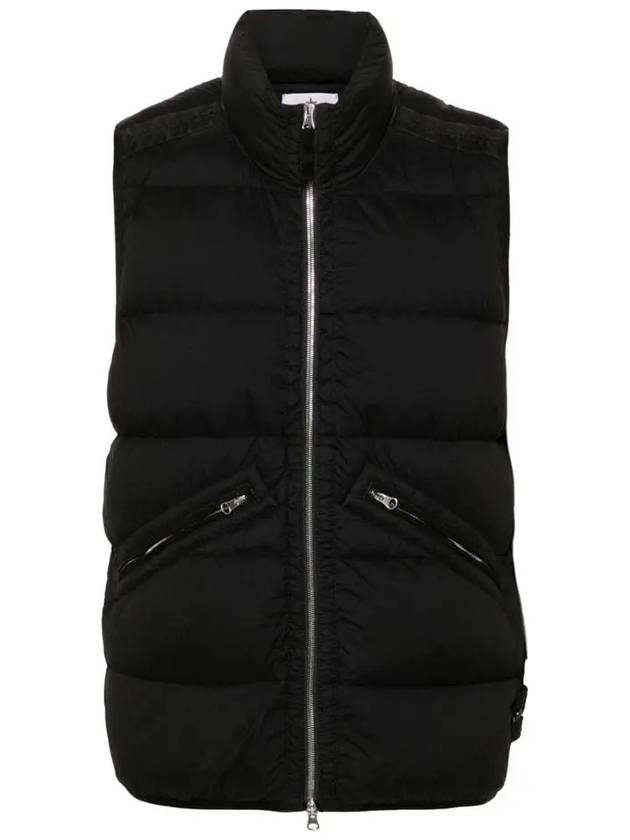 Seamless Tunnel Nylon Down Vest Black - STONE ISLAND - BALAAN 2