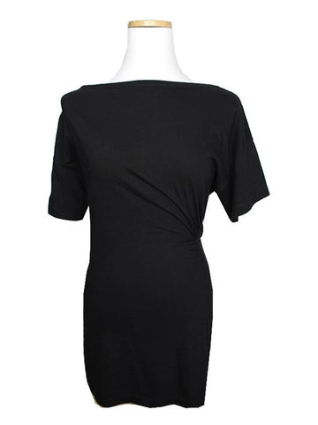 Black boat neck mini dress 44 55 - Nº 21 - BALAAN 1