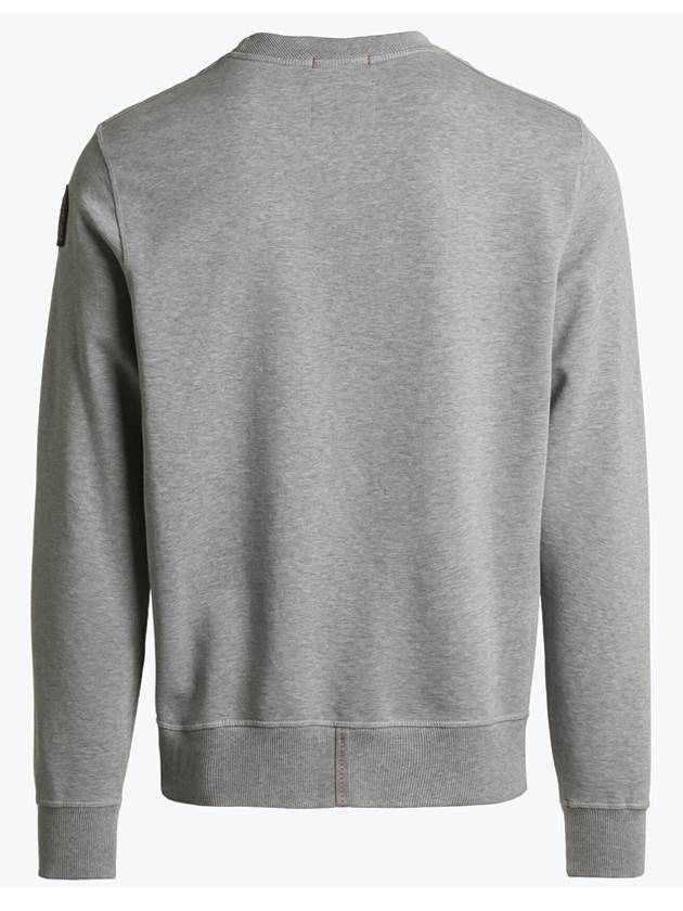 Caleb Basic Logo Patch Sweatshirt Grey - PARAJUMPERS - BALAAN 6